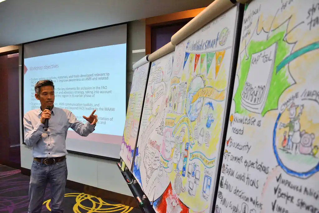 Jim presenting at a workshop